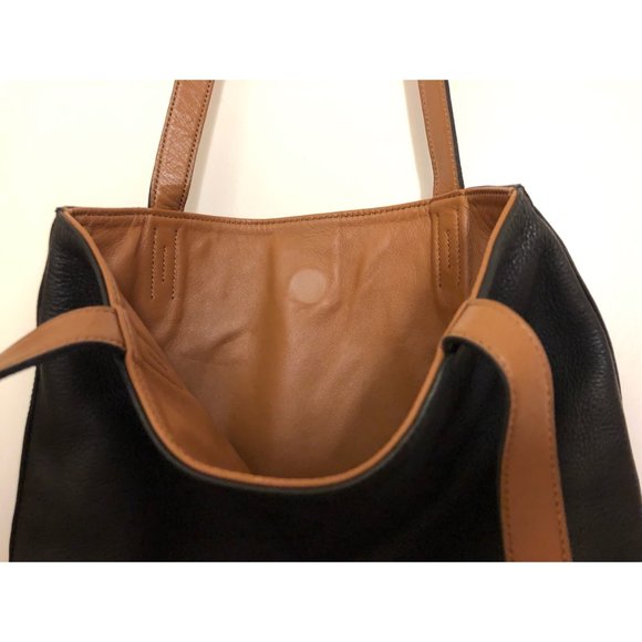SmartPak Reversible Leather Tote Bag - Picture 5 of 7